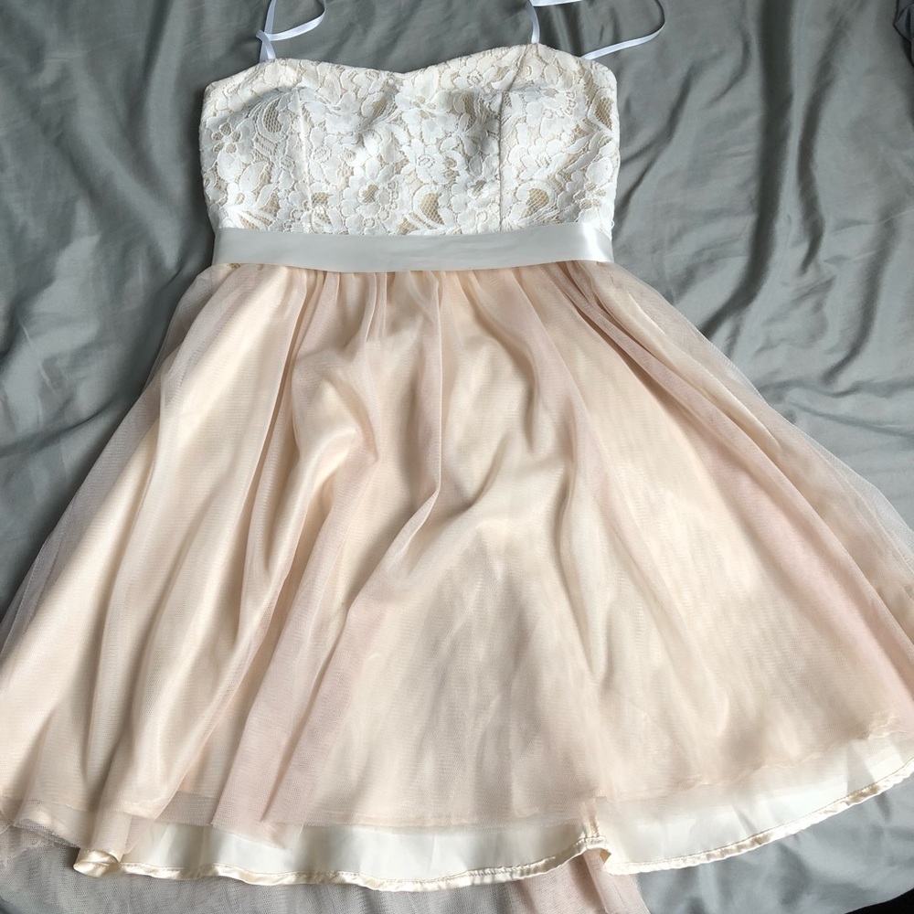 Lace mini dress